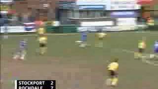 Stockport v Rochdale Highlights [upl. by Oirram]