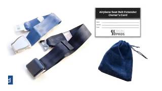 Airplane Seat Belt Extender Combo Pack by Seat Belt Extender Pros™ [upl. by Hoisch]