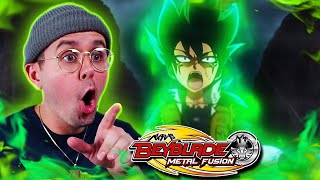 KYOYA INSANE TRAINING  Beyblade Metal Fusion Episode 8 REACTION [upl. by Drawoh]