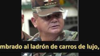 Militar golpista ROMEO VASQUEZ ha sido un robacarros de la banda 13 [upl. by Nanji]