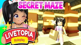 HIDDEN MAZE SOLVED in LIVETOPIA Roleplay roblox [upl. by Alrich]