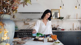 Friendsgiving Cheese amp Charcuterie Board Appetizer with SPellegrino and Athena Calderone [upl. by Capwell]