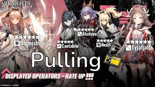 Arknights Pulling on Blemishine amp Eyjafjalla Banner [upl. by Kciv390]