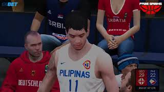 Gilas Pilipinas vs Georgia  NBA2K24 PC Gameplay  July 4 2024  FIBA2K CPU VS CPU [upl. by Sidwel]