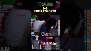 PMGC 2024  AE Okta 1v3 Clutch Team Furia shorts pmgc2024 alterego [upl. by Nnylav]