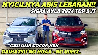 NYICILNYA ABIS LEBARAN‼️CICILAN 29 JUTA DAIHATSU SIGRA AYLA BUNGA 0 GRATIS SERVICE 4 TAHUN [upl. by Boycey]