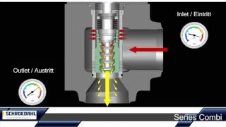 SCHROEDAHL  Combination Valve  the feedwater control [upl. by Bartholomeus]