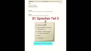 B1 Sprechen Teil 3 Zusammen Planen in Urdu and Hindi [upl. by Gula]