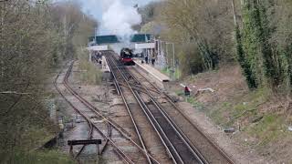 Royal Scot leaving Lenham March 2024 [upl. by Nnayr]