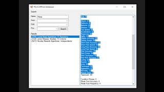 PES Stats Offline Database [upl. by Nisen555]