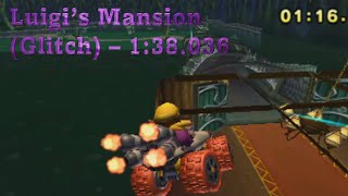 MK7 WR DS Luigis Mansion Glitch 138036  Jacob [upl. by Finella]