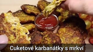 Cuketové karbanátky s mrkví  recept [upl. by Nichani]