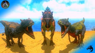 Taming a Allosaurus Pack  ARK Mobile  EP13 [upl. by Sivehc297]