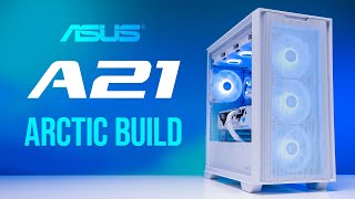 Stunning Small and Powerful ASUS A21 PC Build [upl. by Anyrtak532]