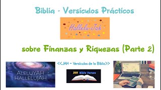 Biblia  Versículos Prácticos en la Vida de Finanzas y Riquezas Parte 2  EspañolSpanish [upl. by Myer]