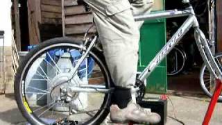 300 watt Bike Pedal Power Generator [upl. by Peedsaj331]