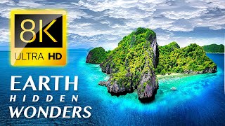 EARTHS HIDDEN WONDERS 8K ULTRA HD  8K for Relaxation amp Calming Music [upl. by Nocam618]