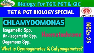 Set01 MCQs BASED ON CHLAMYDOMONAS MOTILE FRESH WATER GREEN FLAGELLATE [upl. by Conner]