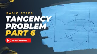 TANGENCY PROBLEMS IN TECHNICAL DRAWING [upl. by Eamon]