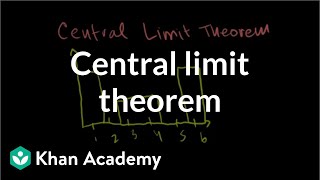 Central limit theorem  Inferential statistics  Probability and Statistics  Khan Academy [upl. by Aerdnua]