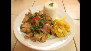 RECETA Saltado de Pollo [upl. by Azerila]