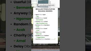 BELAJAR PENGUCAPAN BAHASA INGGRIS [upl. by Pontus]