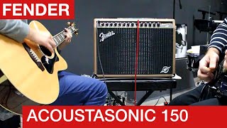 Fender Acoustasonic 2channel Acoustic Amp 🎸 Sound TEST [upl. by Nimref]