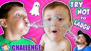 TRY NOT TO LAUGH CHALLENGE FUNnel Family does HAHA [upl. by Herwig]