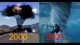 Evolution of TORNADOES in Video Games 5 games [upl. by Aohsoj]