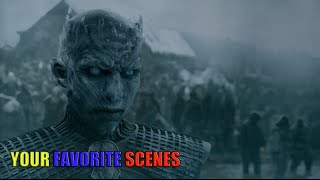 Game of Thrones S05E08  Nights King White Walker and Jon Snow [upl. by Lucic]