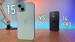 iPhone 15 vs 14 PRO scelta non scontata  RECENSIONE e CONFRONTO approfondito [upl. by Aenneea]