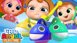 10 Little Fishies  Fun Sing Along Songs by Little Angel Playtime [upl. by Adivad]