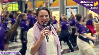 alzheimeralert Flashmob under Alzheimermånaden [upl. by Ettedanreb]