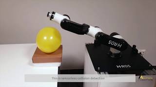 Sensorless collision detection for robotic arm with ROS 2 [upl. by Harriman757]