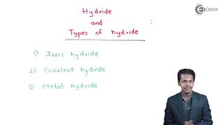 Hydride amp Type Of Hydride  Hydrogen  Chemistry Class 11 [upl. by Duomham374]