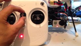 DJI Phantom quadcopter potentiometer hack for gimbal pitch control [upl. by Dirraj177]