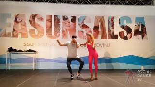 Fadi Fusion amp Bersy Cortez  Shines amp Partnerwork on1 at 13th Croatia Summer Salsa Festival 2017 [upl. by Eetak746]