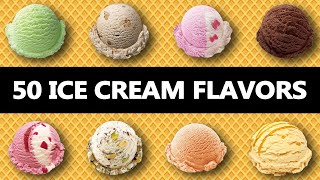 😋50 Types of Ice Cream Flavors with Name 🍦 Ice Cream Flavours Name With Pictures 🍨 icecream [upl. by Eckhardt]