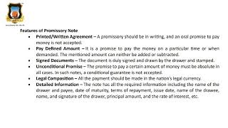 FYBCOM banking Promissory note Dr Pallavi Patil [upl. by Losyram747]