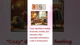 Learn English Vocabulary What Does Cozy Mean Simple Definition amp Examples for Beginners [upl. by Ocinemod]