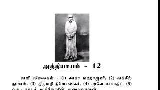 Sai Satcharitra Chapter12Tamil Tamil Audio Book [upl. by Geof346]