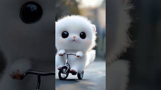 Cute cat Cycle Res Patli Kamariya viralsong trending shorts video [upl. by Hayden]