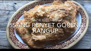 Pisang Penyet Goreng Rangup Yang Sedap [upl. by Xylia263]