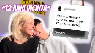 INCINTA A 12 ANNI😟 risolvo i vostri problemi d’amore con mia mamma🤯❤️ [upl. by Crellen]