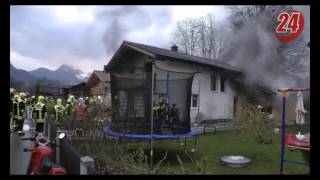 Reisach Brand in Einfamilienhaus [upl. by Nirda]