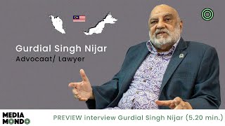 PREVIEW Interview Gurdial Singh Nijar 520 min [upl. by Noiemad]