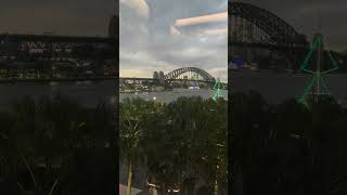 Vivid Sydney 2024 Night Five view from the Cahill Expressway lifts vividsydney shorts [upl. by Dnaltruoc]