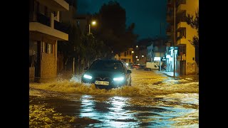 Fuertes inundaciones en otras ciudades de España esta madrugada 0300 am del 4 de Nov 2024 [upl. by Magnusson573]