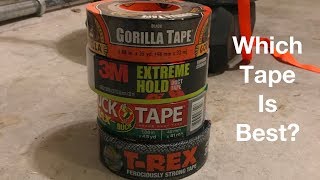 The Best Duct Tape We find out which brand is best [upl. by Almund]