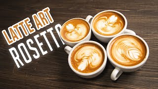 Rosetta Latte Art Training Tips included [upl. by Pedro]